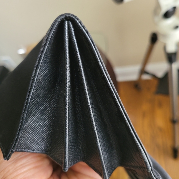 Prada Leather Nylon Fabric Long Bifold Wallet..Authentic.. - Picture 16 of 16